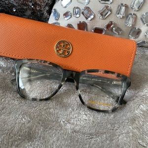 Tory Burch TY2052 Gray Tortoise Square Eyeglasses